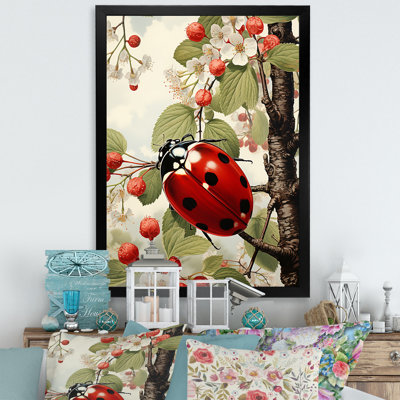 Cherry Lived Landbug - reproduction sur toile