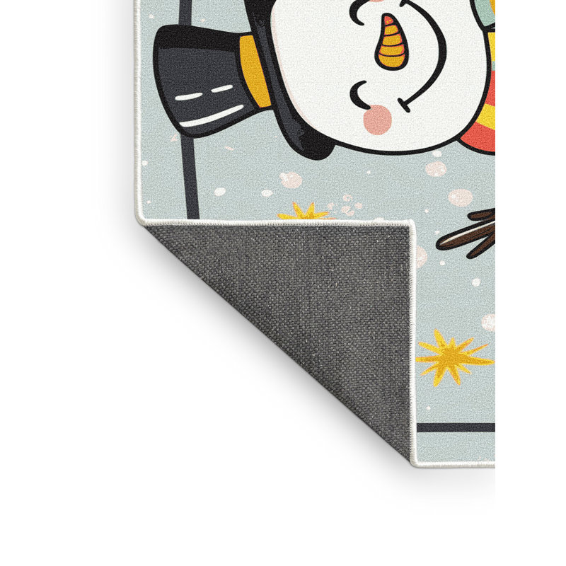 Tapis vacances de Noël The Holiday Aisle®, Rectangle 5 pi x 7 pi
