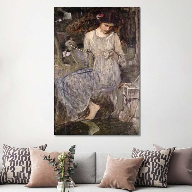 The Necklace, C.1909 by John William Waterhouse - Wrapped Canvas Gallery-Wrapped Canvas Giclée, 152.5 cm H x 101.5 cm W