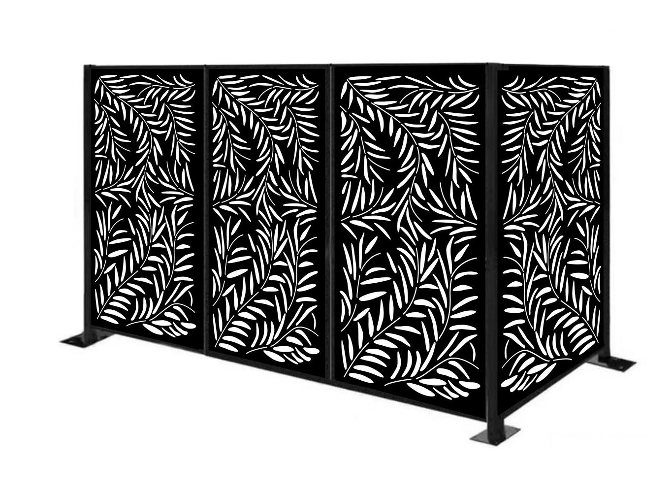 Porpora Metal Decorative Fence Panel Wayfair