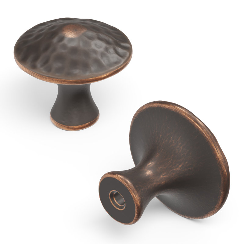 Craftsman 1 1/4" Diameter Mushroom Knob, Oil-Rubbed Bronze