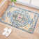 Furtado Oriental Blue/Orange/Yellow Area Rug