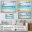 «Tranquility Beachside Windows Horizon III - Coastal Windows», art mural-1865904514-1865904532