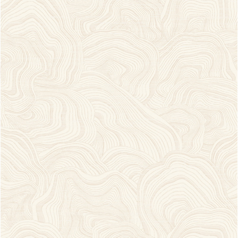 Nessa Abstract Double Roll, White
