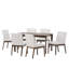 Ensemble de salle à manger rectangulaire L 59,1 po x l 35,4 po Chennault-2039187531-2039191151