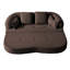 Canapé-lit pliable 2 en 1 avec tissu chenille texturé