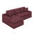 Cloud Modular Sectional Sofa, Double-Layer Chenille Upholstered Couch With Deep Seat & Side Pockets-1157429205