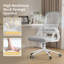 Computer Desk Office Chair with Flip-up Armrests-1199908703