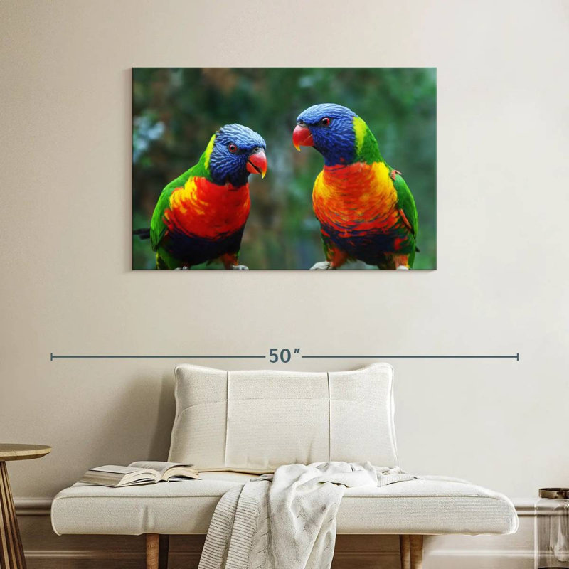 Brampt Lorikeet Buddies, 26" H x 39" W