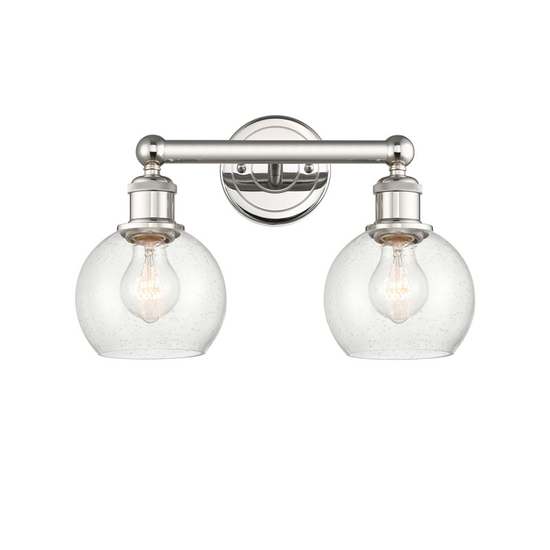 Cambria 2 - Light Dimmable Vanity Light, Seedy, Polished Nickel