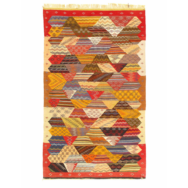 Tapis unique rouge 4 pi 11 po x 8 pi 2 po Ketchum
