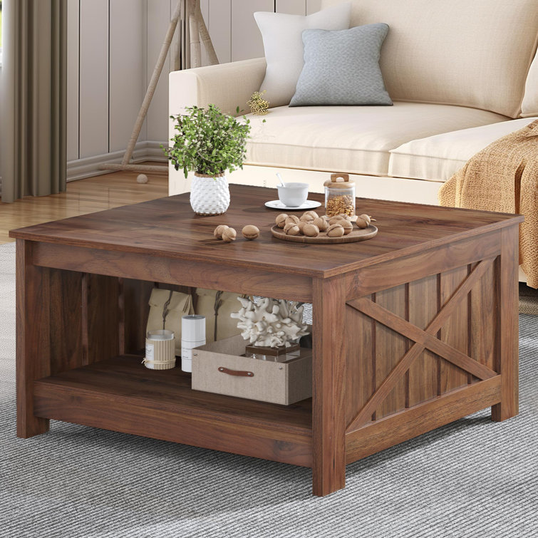 Vesely 4 Legs Coffee Table With Storage