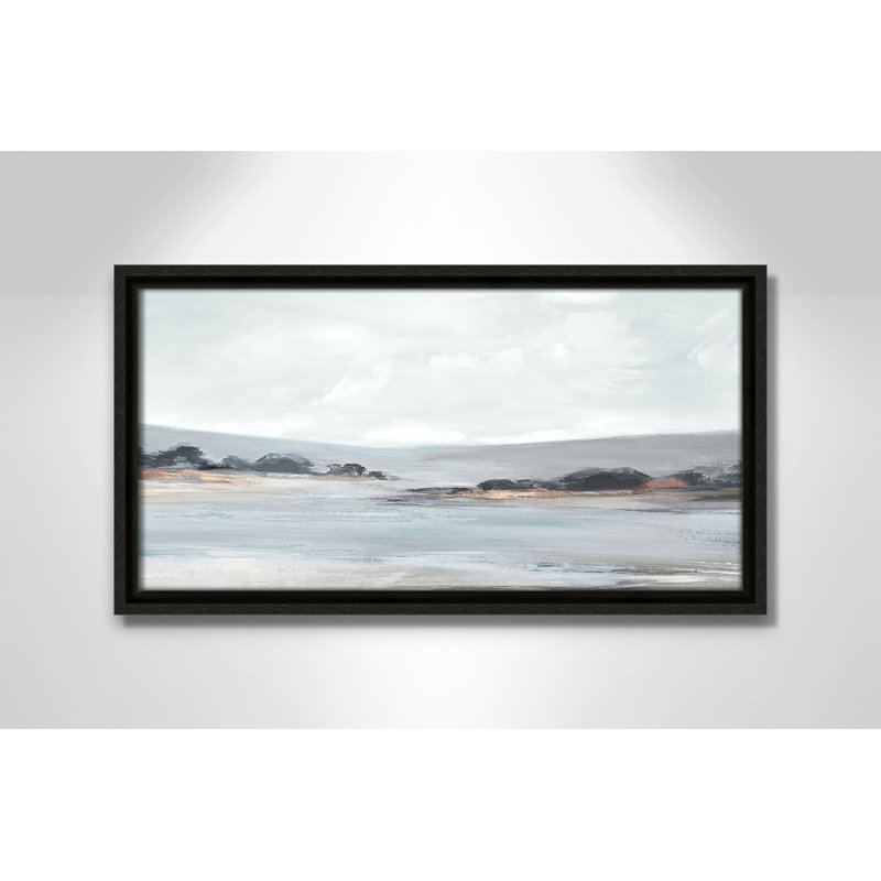 «Rolling Green Valleyys» - Version panoramique par Luna Mavis, Espresso, 9.5" H x 17.5" W