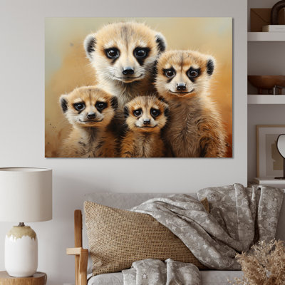 "Afrique suricates de la communauté II" sur toile
