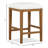 Bernstein White Upholstered Stool