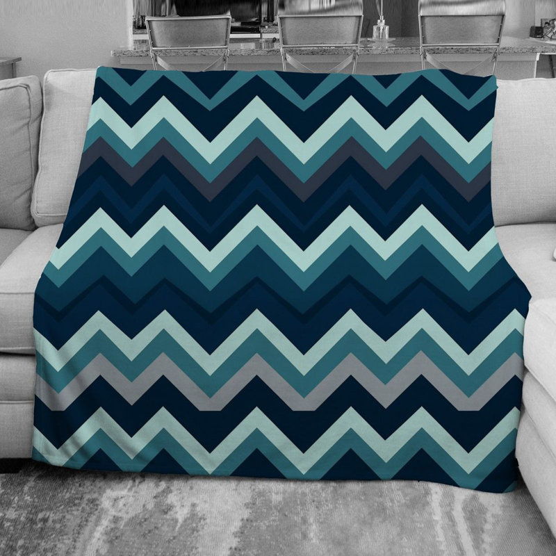 Jadier Fleece Blanket, Throw, Blue/Purple