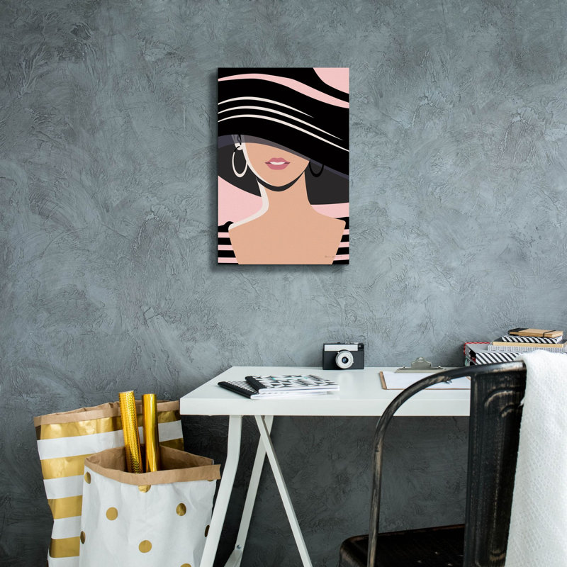 "Epic Graffiti" Beach Chic 3 Blush "par Omar Escalante, art mural sur toile, H 18 po x l 12 po