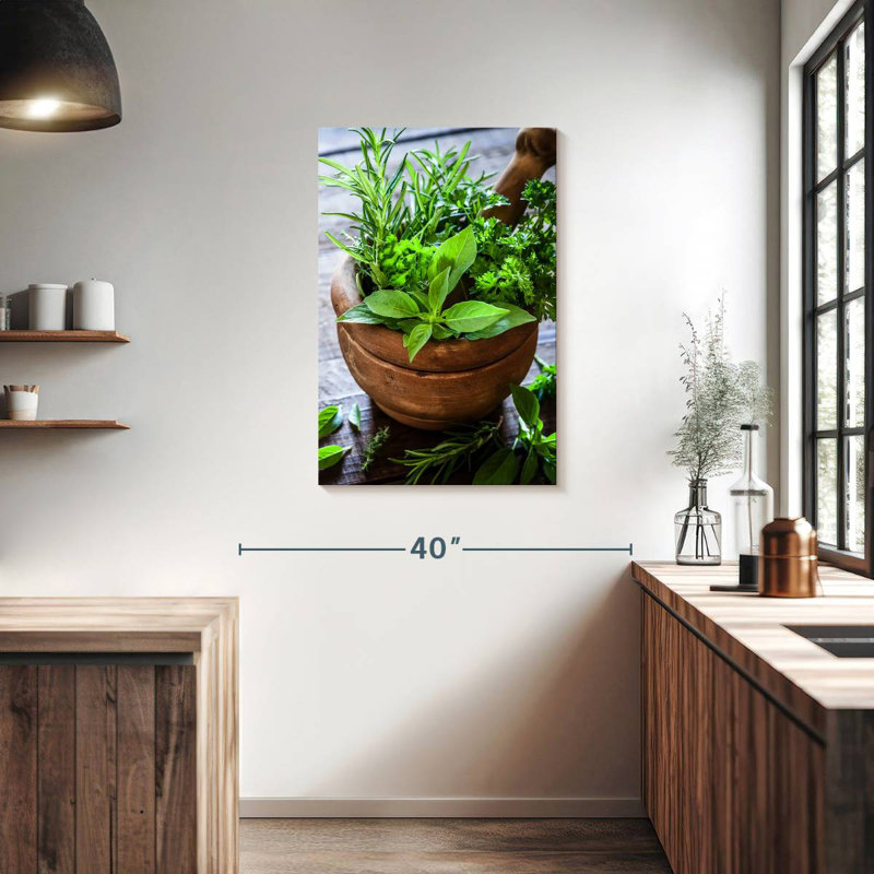 Yarlin Crushing Herbs, 36" H x 24" W