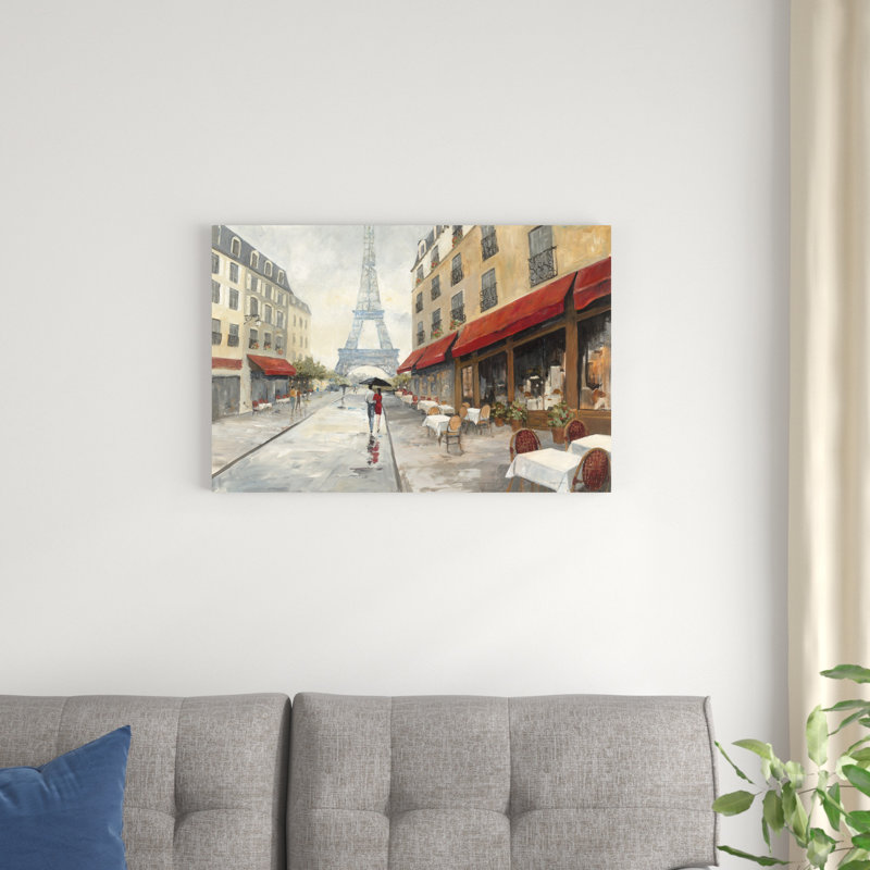 Le matin à Paris, H 20 po x l 30 po x P 1,25 po