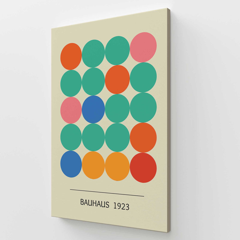 «Bauhaus 1923», grande impression sur toile, H 54 po x l 36 po
