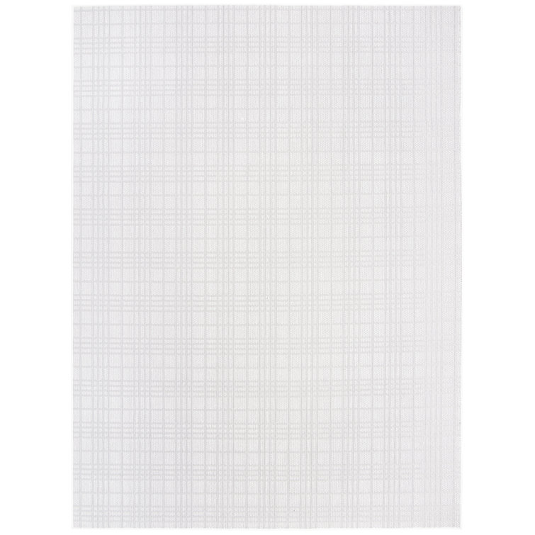 Abass Performance Machine Washable Plaid Indoor/Outdoor Area Rug