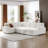 Oversized Modular Storage Sectional Sofa Couch For Home Apartment Office Living Room,Free Combination L/U Shaped Corduroy Upholstered Deep Seat Furniture Convertible Sleeper Sofabed RIGHT