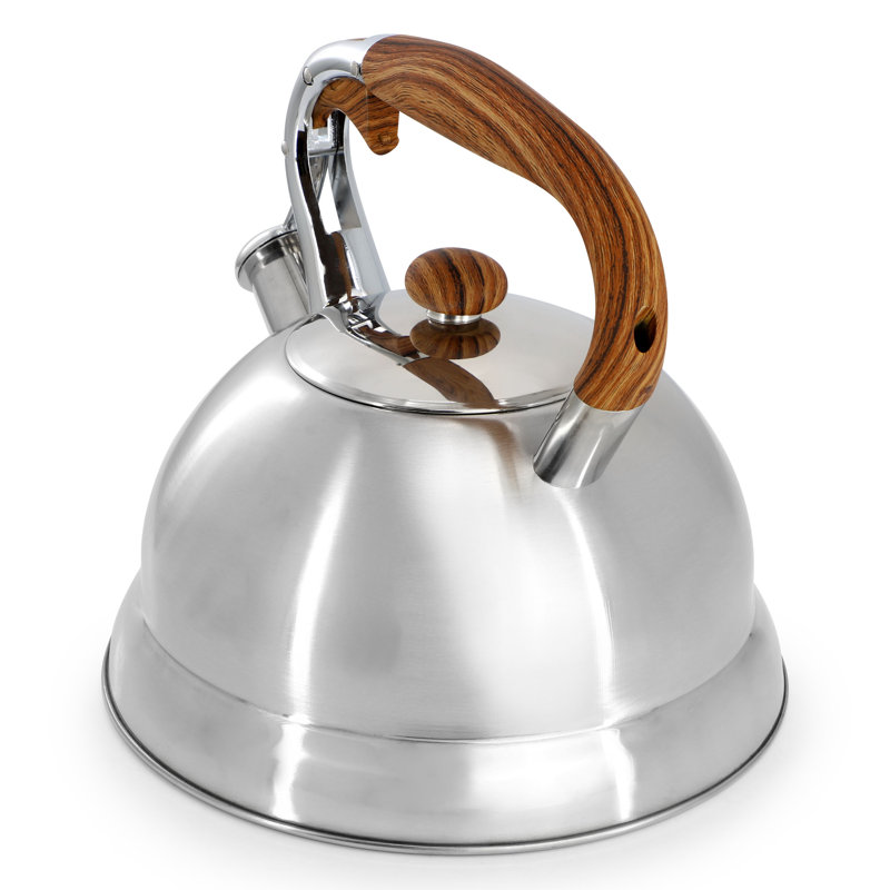 Bouilloire à sifflet en acier inoxydable Mr. Quart Woodmont