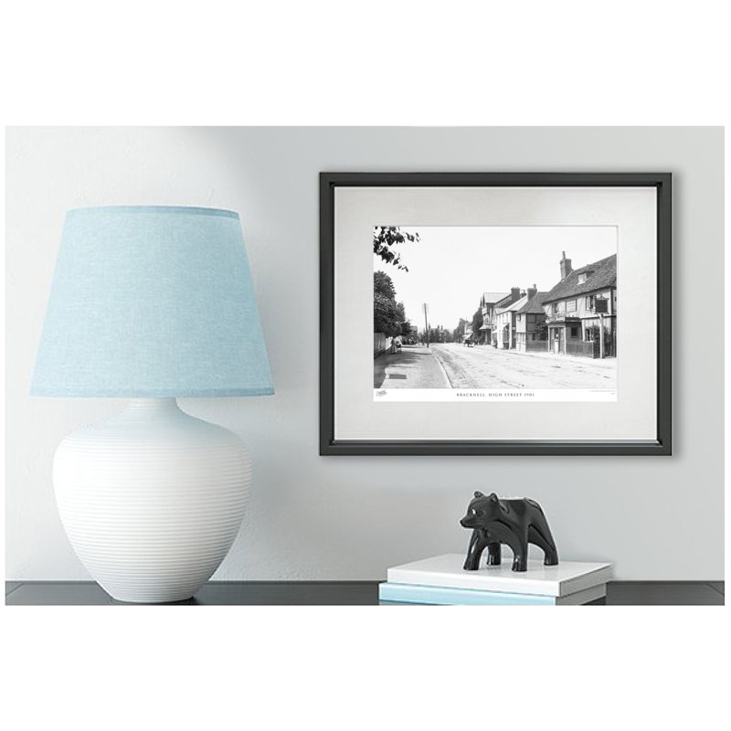 Bracknell, High Street 1901 - Single Picture Frame Print, 60cm H X 80cm W x 2cm D