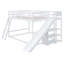 Lit superposé double avec échelle, glissade et tablettes, blanc-1092928844
