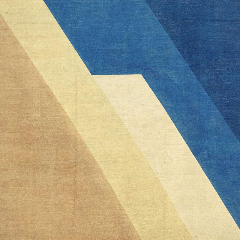 Abstract Indoor Rug, Square 4'