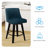 Loriell Swivel Bar & Counter Stools with Solid Wood Frame-618343074-618140949-618140948