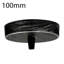 Solarah Single Outlet Ceiling Rose 100Mm Metal Ceiling Rose With Cord Grip And Fitting Accessories, For Ceiling Rose Lighting And Wall Lamp Lighting Kit-37212170