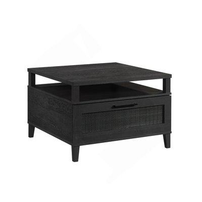 Table basse, finition noire
