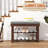 Bamboo Shoe Rack Bench, Storage Organizer with Padded seat-1764132838