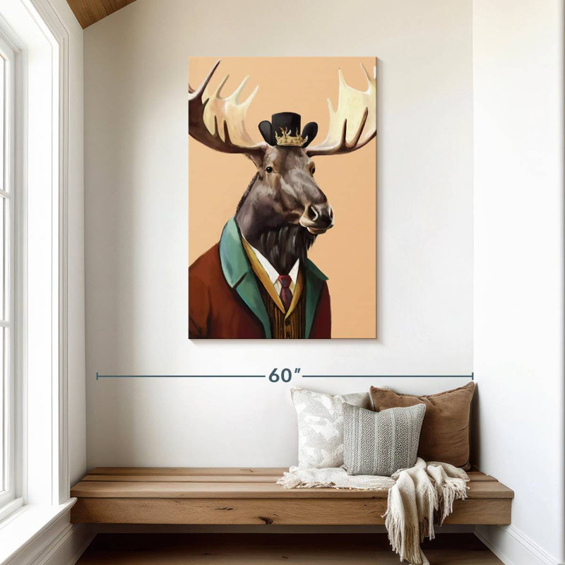 Ketti Fancy Moose, 45" H x 30" W