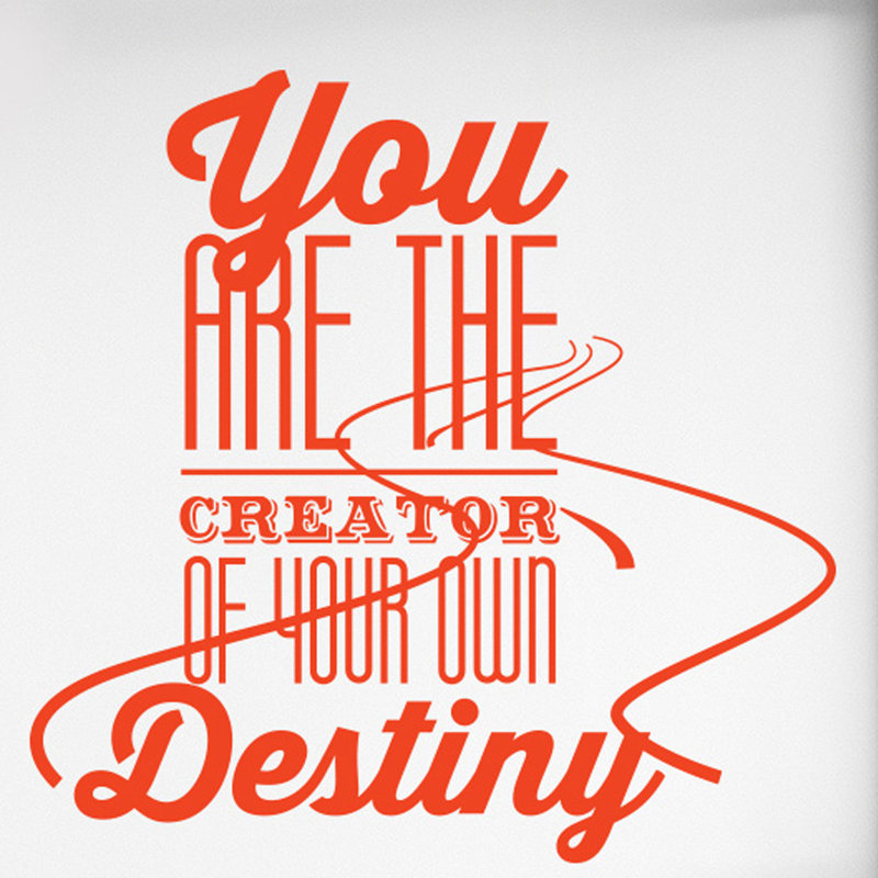 Wall Decal, Orange
