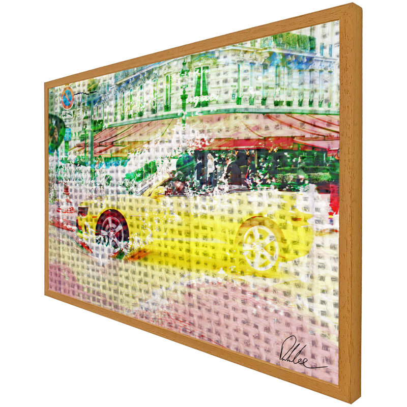 Single Picture Frame Print, 41cm H x 61cm W x 4cm D, Oak