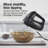 Proctor Silex 5 Speed Hand Mixer Snap-on Storage Case 2 Beaters