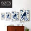 Reproduction encadrée FLORAL Series DLXIV - bois massif-82187441