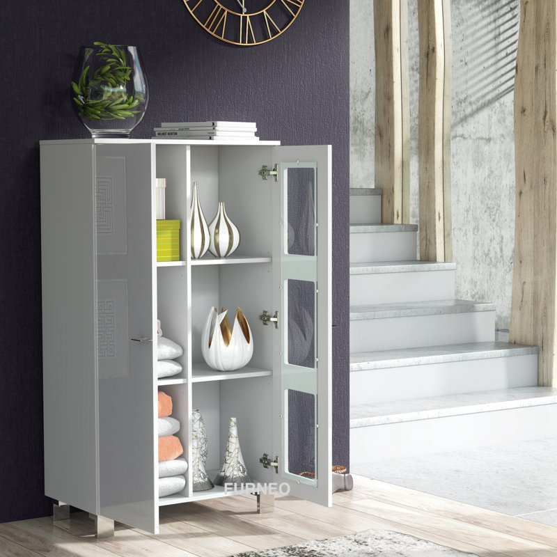 Deamonte Display Cabinet, Blue