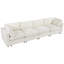 133.5" Modular Sofa With Storage, USB/Wireless Charging & Bluetooth Speaker