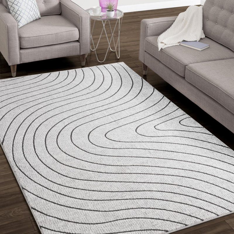 Tapis Modern Modern, Rectangulaire 8 pi x 10 pi