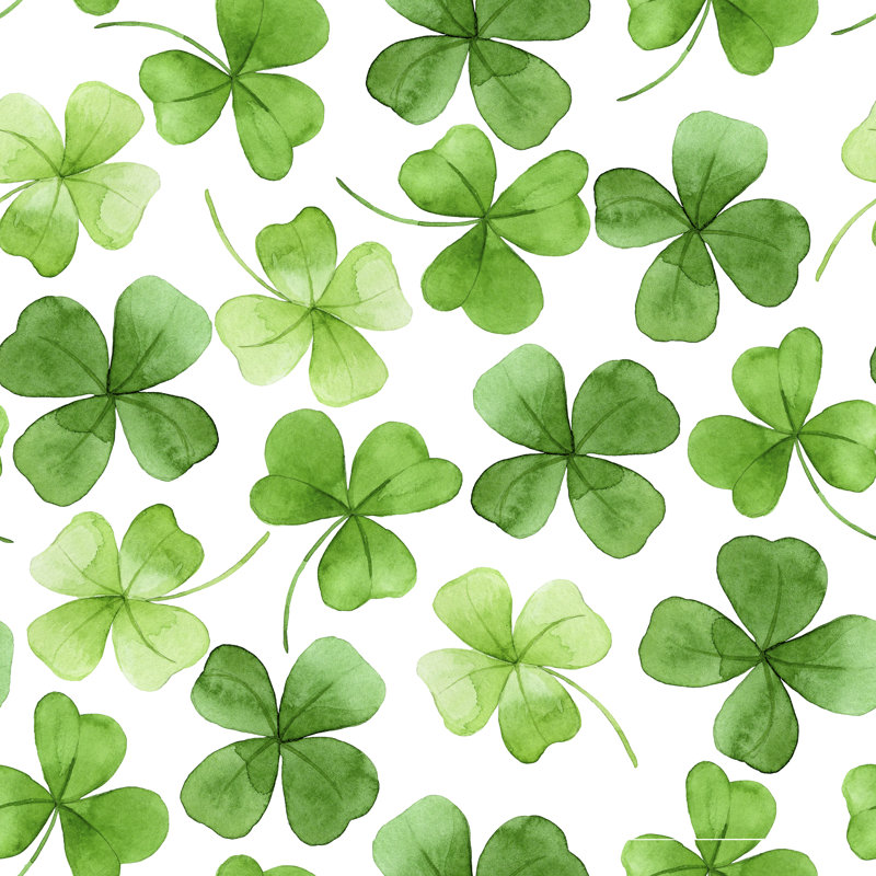 Badilla Saint Patrick's Day by Tatyana Goncharuk - Wrapped Canvas Painting, 51cm H x 51cm W x 3.8cm D