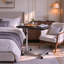 C Table and Wheel Side Table