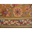 Vintage Mid-Century European Flower Pattern Spanish Savonnerie Hallway Runner Rug