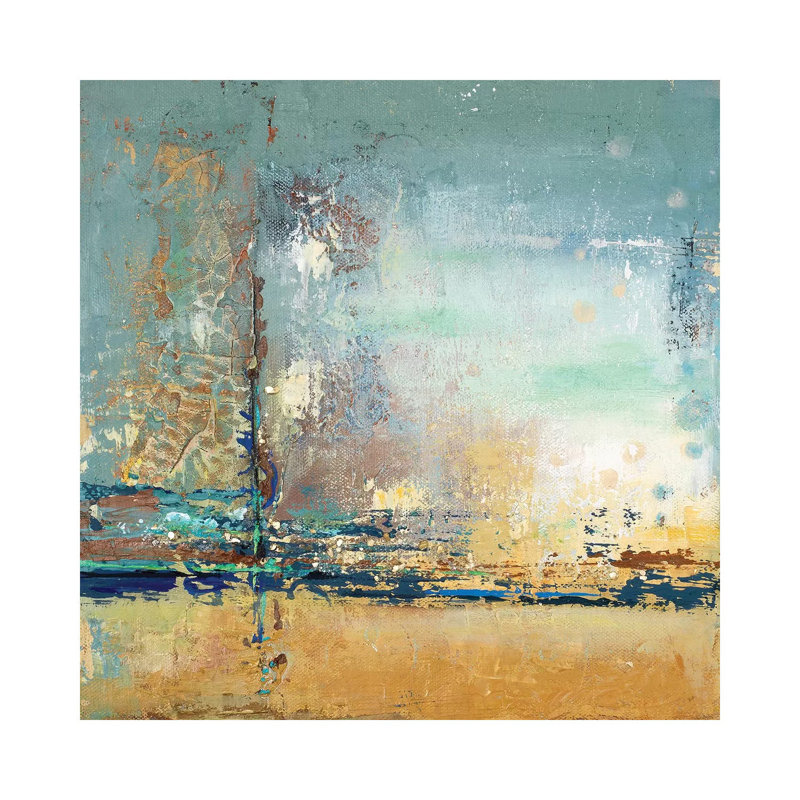 " Adventure II " by Patricia Pinto, No Mat, 26" H x 26" W x 1.5" D, Wrapped Canvas
