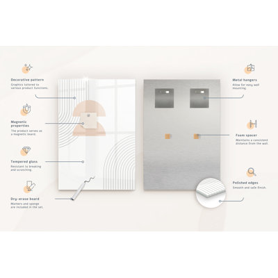 Magnetic Glass Dry Erase Board