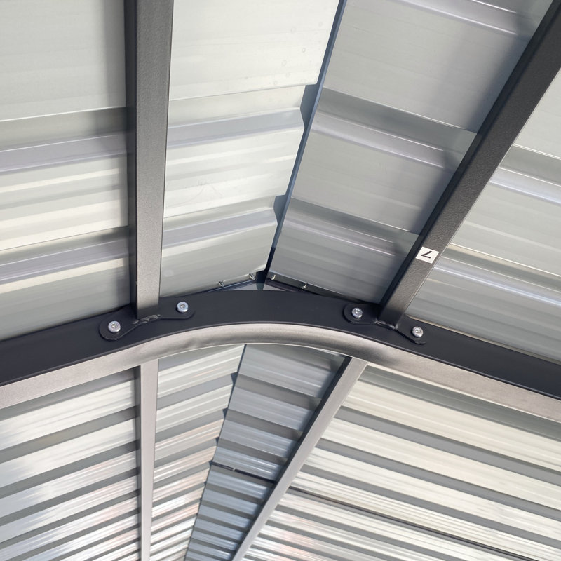 Outdoor Carport Canopy 12 X20 FT, Storage Hooks For Patio, Garden, Backyard & Deck
