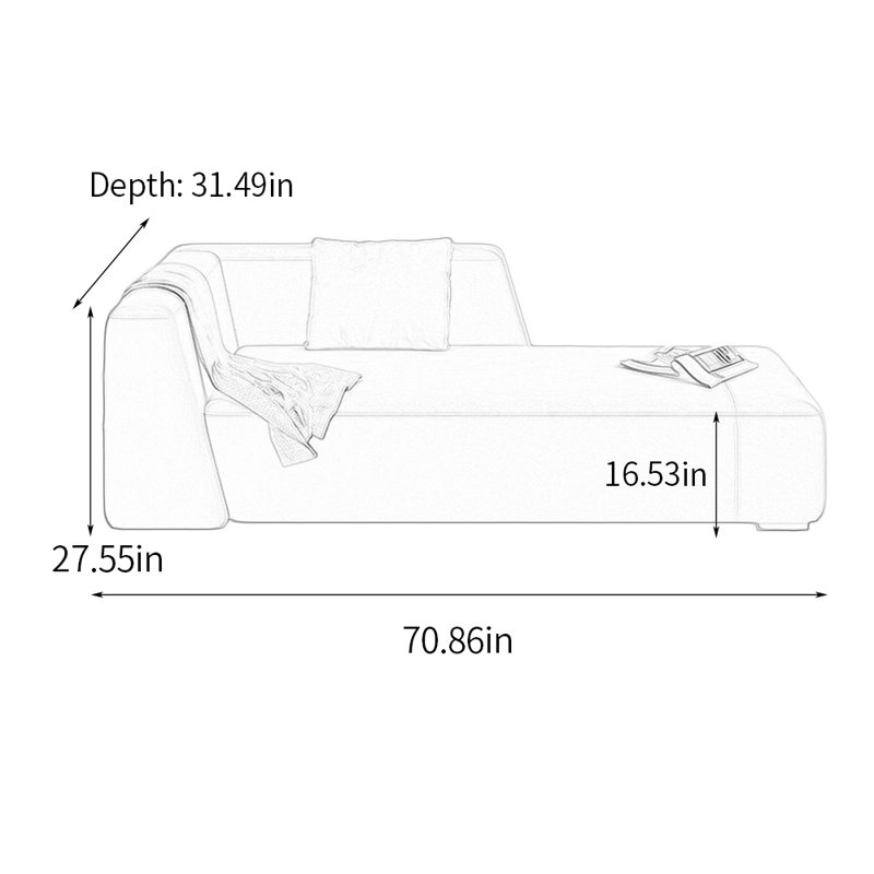 Kyleia, Mélange de polyester beige, Accoudoir à gauche (vu de face)