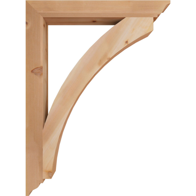 Support traditionnel Thorton, H 46 po x l 3,5 po x P 34 po, Cèdre rouge de l'Ouest (lisse)